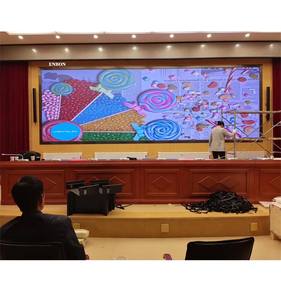 High End Conference Lobby LED Display P1.875 Super Clear Customized TV HD Screen