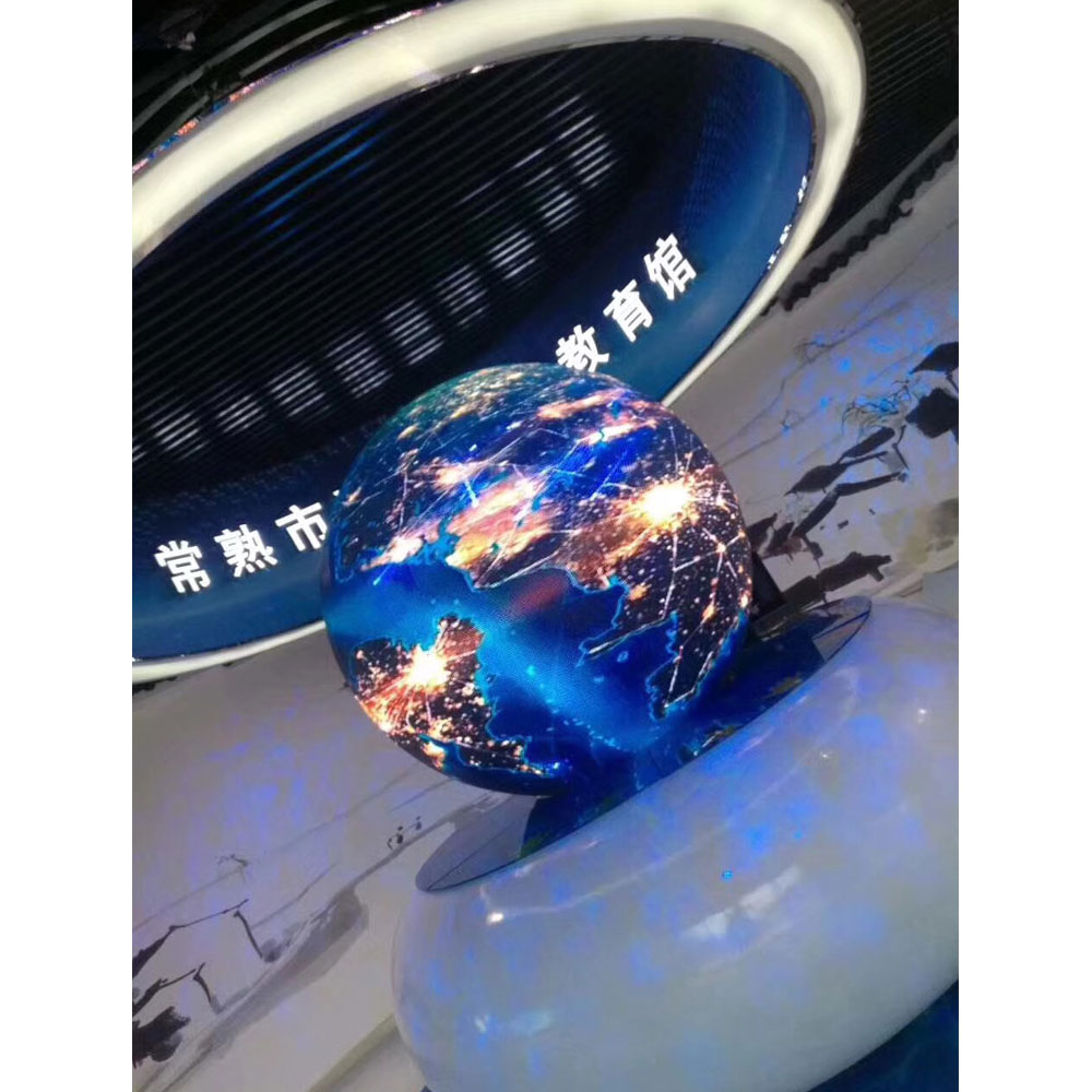 P4.8 Indoor 360 Degree Visible Led Sphere Screen 3d Creative Ball Display