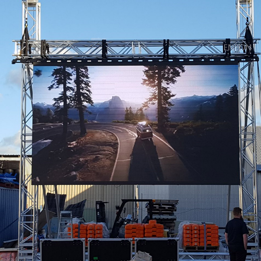 P5.95 Outdoor 5000Nits Brightness Rental LED Display Screen with 500x1000mm Panel