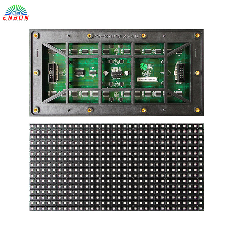 P8 Nationstar LED SMD3535 RGB outdoor LED screen module with 256mmx128mm led display board