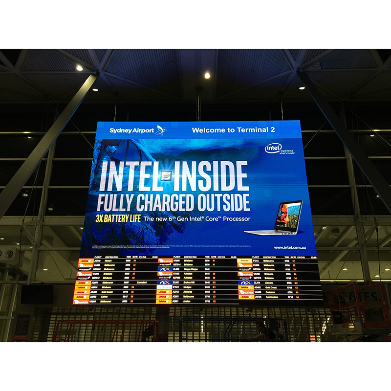 P7.62 timetable digital board , depature and arrival information led signage,flight status LED screen, commercial LED billboard for airport