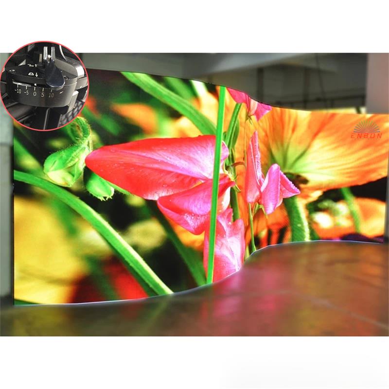 P3.91 Outdoor Indoor Flexible Led Video Wall Curved Screen ( 500*1000mm )
