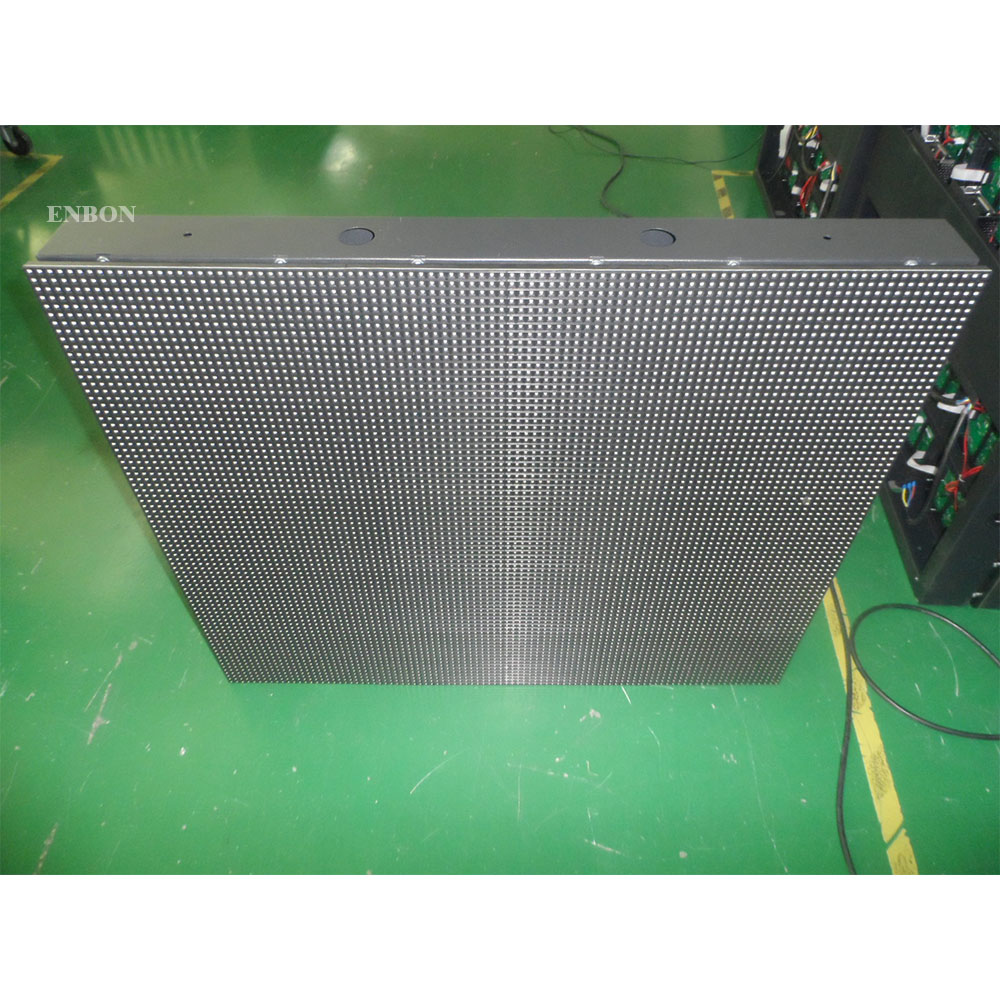 P4 Wall Install Cheap Cost Front Maintain Led Display Screen with Simple Style Iron Cabinet