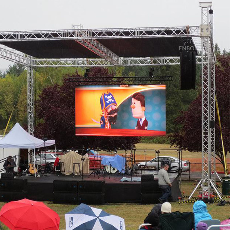 Outdoor led store screen rental