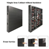 P4 Cheap Price Front Service Led Display for Wall Install with Simple Iron Cabinet ( Customized Size )
